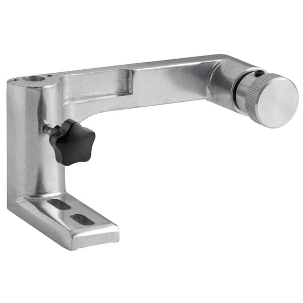 An Avantco stainless steel ejector assembly with a black handle.