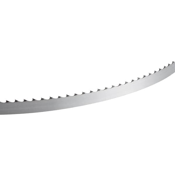 An Avantco band saw blade for general use with 3 sharp teeth.
