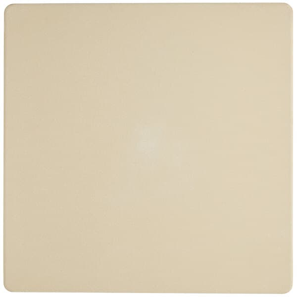 An Avantco square pizza stone with a square edge.