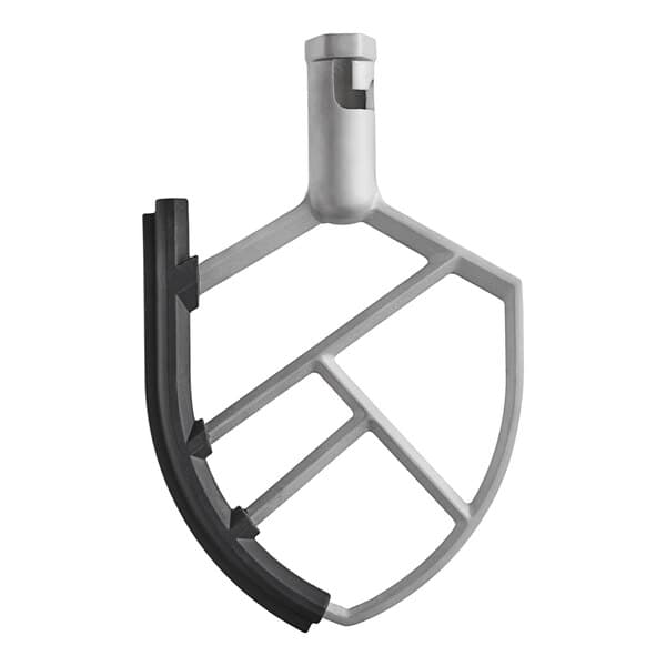 a mixer blade with a black handle