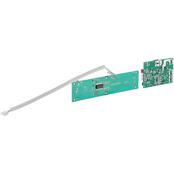 An Avantco PCB board with a wire attached.