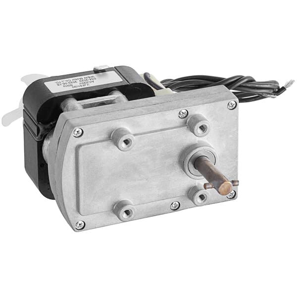 An Avantco motor with wires.