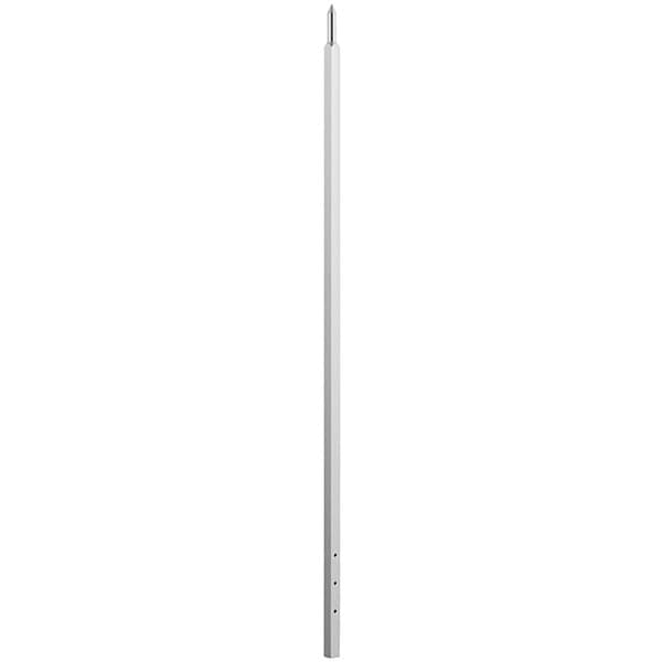 An Avantco white metal pole.