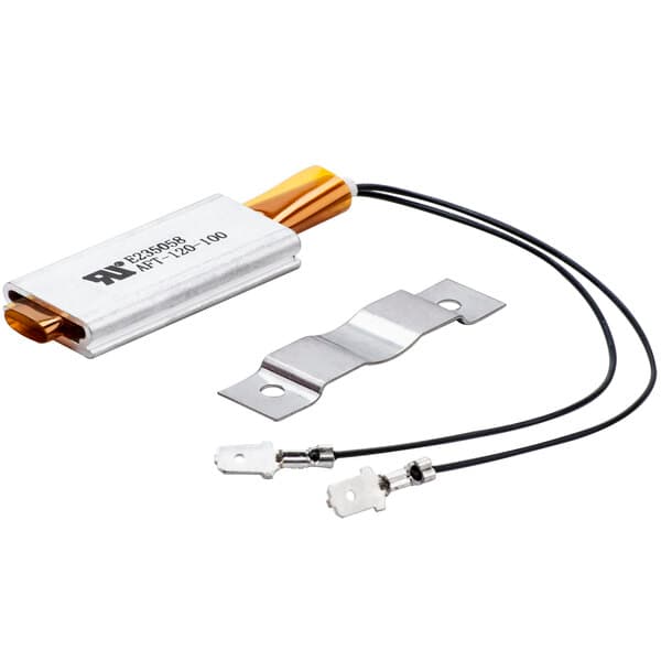 An Avantco Warmer Plate Heating Element, a white rectangular metal device with wires.