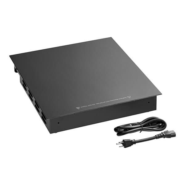 An Avantco drop-in induction chafer warmer with a power cord.