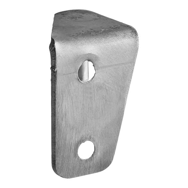 A metal corner with holes on the side.