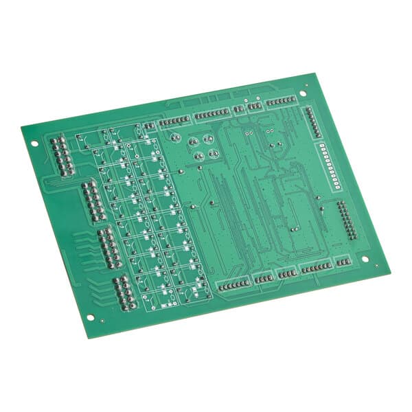 A green motherboard for a cappuccino or hot chocolate machine.