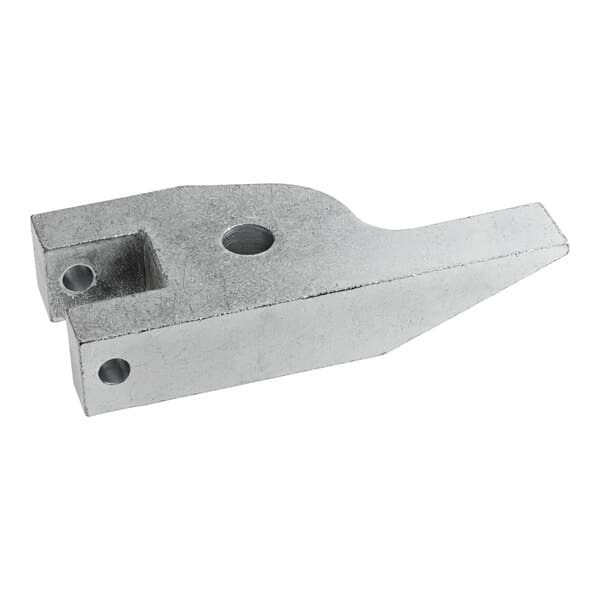 An Avantco metal slider with two holes.