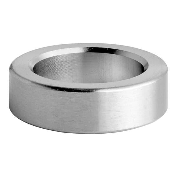 An Avantco stainless steel spacer with a flat surface on a white background.