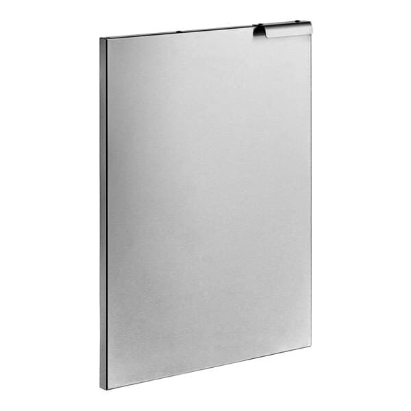 A rectangular stainless steel door for an Avantco donut fryer.