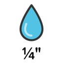 1/4" Water Connection