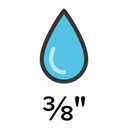 3/8" Water Connection